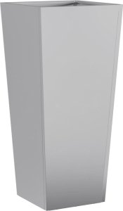 vidaXL Donice ogrodowe, 2 szt., 35x35x75 cm, galwanizowana stal 5