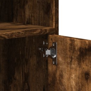 vidaXL vidaXL Szafka na kółkach, przydymiony dąb, 60x48x81 cm 8