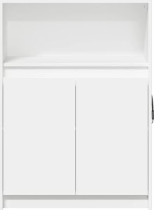 vidaXL Szafka z LED, biała, 72x34x100 cm 6