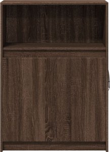 vidaXL Szafka z LED, brązowy dąb, 72x34x100 cm 6