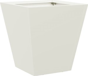 vidaXL vidaXL Donica ogrodowa, biała, 30x30x30 cm, stalowa 2