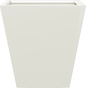 vidaXL vidaXL Donica ogrodowa, biała, 30x30x30 cm, stalowa 4