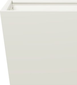 vidaXL vidaXL Donica ogrodowa, biała, 30x30x30 cm, stalowa 7