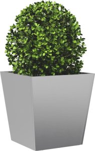 vidaXL vidaXL Donice ogrodowe, 2 szt., 40x40x40 cm, stal galwanizowana 4