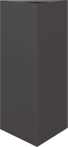 vidaXL vidaXL Donice ogrodowe, 2 szt., czarne, trójkątne, 40x34,5x70 cm, stal 5