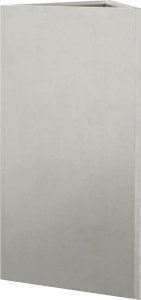 vidaXL vidaXL Donice ogrodowe, 2 szt., trójkątne, 40x34,5x70 cm, stal 8