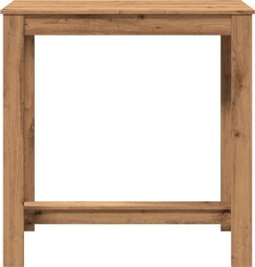 vidaXL Stolik barowy, dąb artisian, 102x50x103,5 cm 4