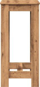vidaXL Stolik barowy, dąb artisian, 51x50x103,5 cm 5