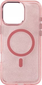 Hurtel Etui Glitter Case MagSafe na iPhone 16 Pro - różowe z brokatem 1