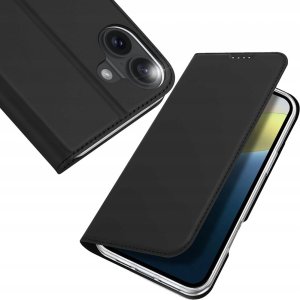 Dux Ducis Etui Dux Ducis Skin Pro na iPhone 16 Plus z klapką i miejscem na kartę - czarne 1