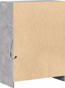 vidaXL Szafka z LED, szarość betonu, 72x34x100 cm 9