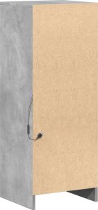 vidaXL Szafka z LED, szarość betonu, 38x34x100 cm 8