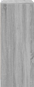 vidaXL Szafka z LED, szary dąb sonoma, 77x34x85 cm 8