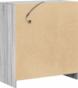 vidaXL Szafka z LED, szary dąb sonoma, 77x34x85 cm 9