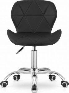 Krzesło biurowe Leobert Krzesło obrotowe biurowe z szerokim oparciem czarne 5