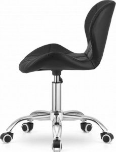 Krzesło biurowe Leobert Krzesło obrotowe biurowe z szerokim oparciem czarne 6