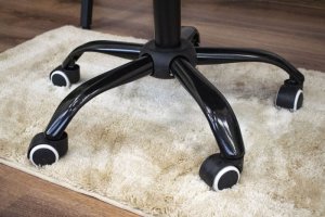 Krzesło biurowe Leobert Krzesło obrotowe biurowe z szerokim oparciem welur aksamit ciemnoszare 7