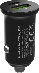 Ładowarka Green Cell PowerRide Nano38 1x USB-A 1x USB-C 2.4 A  (CADM-GC-38AC) 2
