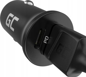 Ładowarka Green Cell PowerRide Nano38 1x USB-A 1x USB-C 2.4 A  (CADM-GC-38AC) 5