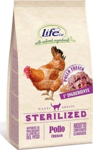 Life Pet Care Life Cat Karma dla Kota po Sterylizacji Kurczak 1,5kg 1