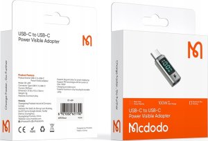 Adapter USB Mcdodo USB-C - USB-C Srebrny 11