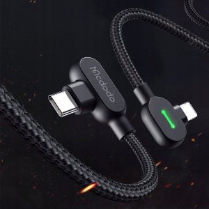 Kabel USB Mcdodo USB-C - Lightning 1 m Czarny 3