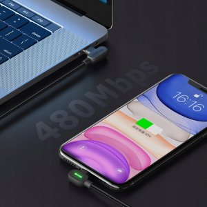 Kabel USB Mcdodo USB-C - Lightning 1 m Czarny 5