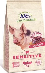 Life Pet Care Life Cat Karma dla Kota Wrażliwego Wieprzowina 400g 1