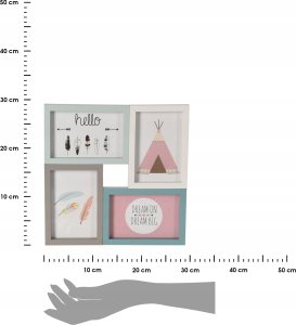 Ramka Frame Frame Nuotraukų rėmelių galerija 10 x 15 cm, MDF, spalvota 3