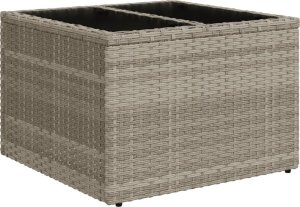 vidaXL 5-cz. zestaw mebli do ogrodu, poduszki, jasnoszary rattan PE 3