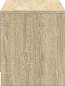 vidaXL Szafka TV z LED, dąb sonoma, 97x34x40 cm 7