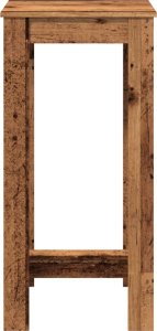 vidaXL Stolik barowy, stare drewno, 51x50x103,5cm 4
