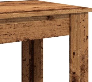 vidaXL Stolik barowy, stare drewno, 51x50x103,5cm 7