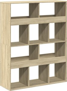 vidaXL vidaXL Regał/przegroda, dąb sonoma, 100x33x125,5 cm 2