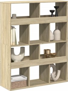 vidaXL vidaXL Regał/przegroda, dąb sonoma, 100x33x125,5 cm 3