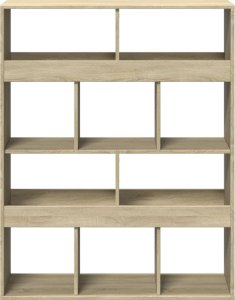 vidaXL vidaXL Regał/przegroda, dąb sonoma, 100x33x125,5 cm 4