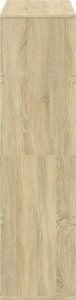 vidaXL vidaXL Regał/przegroda, dąb sonoma, 100x33x125,5 cm 5