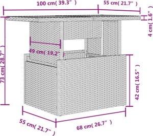vidaXL 5-cz. zestaw mebli do ogrodu, poduszki, jasnoszary rattan PE 10