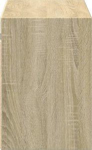 vidaXL vidaXL Ścienna szafka TV z LED, dąb sonoma, 100x31x45 cm 7