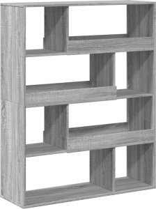 vidaXL Regał/przegroda, szary dąb sonoma, 100x33x125,5 cm 2