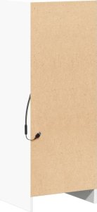 vidaXL vidaXL Szafka z LED, biała, 38x34x100 cm, materiał drewnopochodny 8