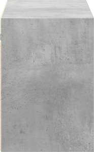 vidaXL vidaXL Ścienna szafka TV z LED, szarość betonu, 100x31x45 cm 7