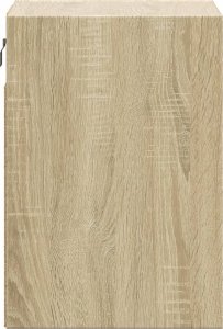 vidaXL vidaXL Ścienne szafki TV z LED, 2 szt., dąb sonoma, 41x31x45 cm 7