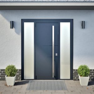 vidaXL Donice ogrodowe, 2 szt., białe, 30x30x30 cm, stalowe 3