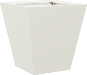 vidaXL Donice ogrodowe, 2 szt., białe, 30x30x30 cm, stalowe 5