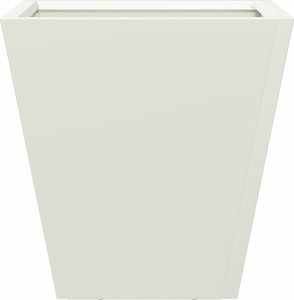 vidaXL Donice ogrodowe, 2 szt., białe, 30x30x30 cm, stalowe 6