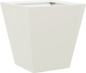 vidaXL Donice ogrodowe, 2 szt., białe, 30x30x30 cm, stalowe 8