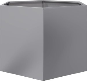 vidaXL Donica ogrodowa, sześciokątna, 69x60x45 cm, stal galwanizowana 4