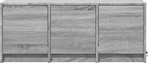 vidaXL Szafka TV z LED, szary dąb sonoma, 97x34x40 cm 6