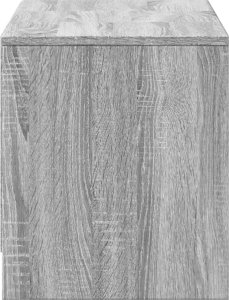 vidaXL Szafka TV z LED, szary dąb sonoma, 97x34x40 cm 7